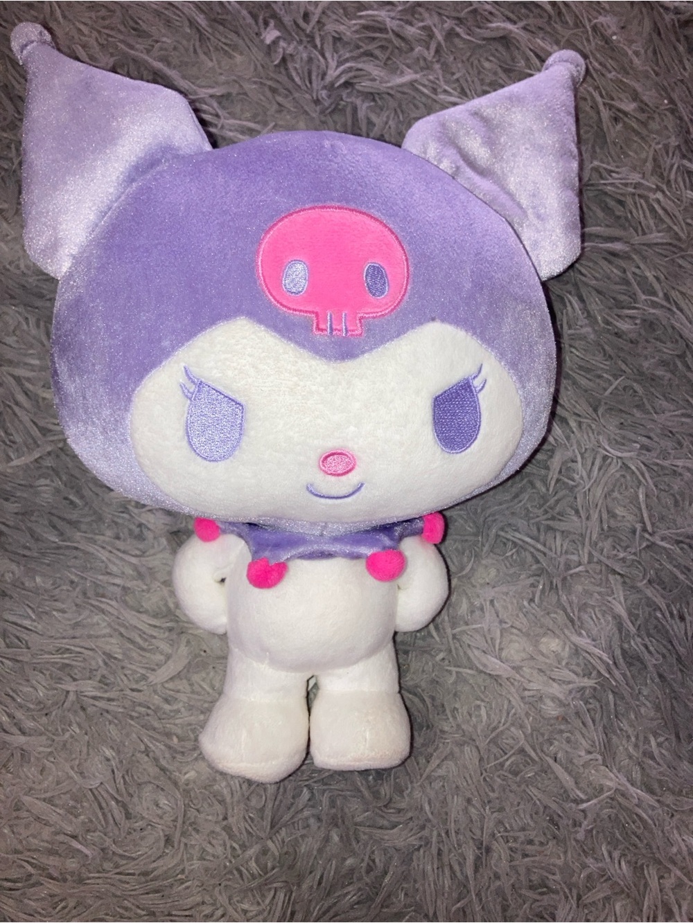 Sanrio Kuromi Plush - Purple, White & Pink Character Doll